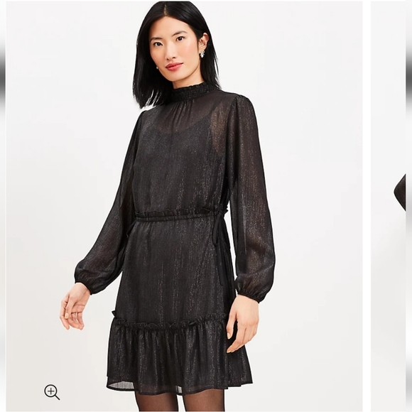 NWOT Loft Shimmer Dress - Picture 1 of 10